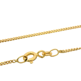 18” Pre-owned 9CT Flat Curb Necklace (1.87g)